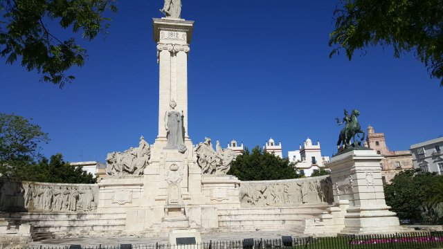 940 cadiz monumento a las cortes